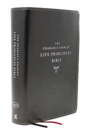 KJV Charles F. Stanley Life Principles Bible (2nd Edition) (Comfort Print)-Black Leathersoft | SHOPtheWORD