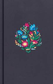 CSB Personal Size Bible-Navy Floral Embroidered Cloth Over Board | SHOPtheWORD