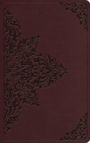 ESV Value Thinline Bible-Chestnut Filigree Design TruTone | SHOPtheWORD