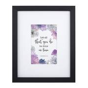 Wall Art Photo Frame-Done In Love-1 Corinthians 16:14 (9" x 11") | SHOPtheWORD