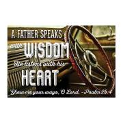 Cards-Pass It On-Father Speaks With Wisdom/Auto (3" x 2") (Pack Of 25) | SHOPtheWORD
