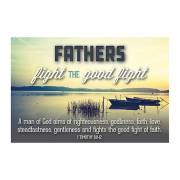 Cards-Pass It On-Fathers Fight The Good Fight/Boating (3" x 2") (Pack Of 25) | SHOPtheWORD