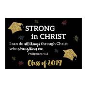 Cards-Pass It On-Strong In Christ-Class Of 2019 (3" x 2") (Pack Of 25) | SHOPtheWORD