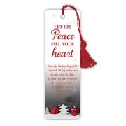 VerseMark-Let His Peace Fill Your Heart-White/Red | SHOPtheWORD