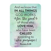 Verse Card-Romans 8:28 (2.5"x3.5") | SHOPtheWORD
