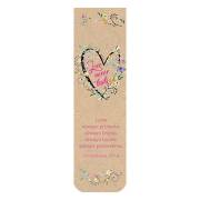 Magnetic Bookmark-Love Never Fails (Heart) | SHOPtheWORD