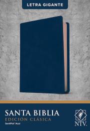 Span-NTV Holy Bible, Classic Edition (Santa Biblia, Edición Clásica)-Blue LeatherLike Indexed | SHOPtheWORD