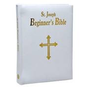 St. Joseph Beginner's Bible-White Bonded Hardcover by Lawrence G Lovasik | SHOPtheWORD
