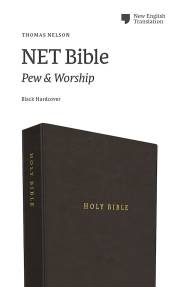 NET Pew And Worship Bible (Comfort Print)-Black Hardcover | SHOPtheWORD