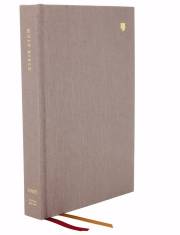NET Thinline Bible/Large Print (Comfort Print)-Gray Cloth Over Board | SHOPtheWORD