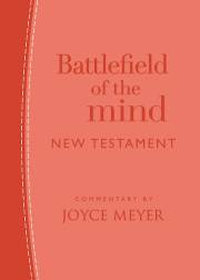 Amplified Battlefield Of The Mind New Testament-Coral Imitation Leather | SHOPtheWORD