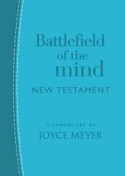 Amplified Battlefield Of The Mind New Testament-Arcadia Blue Imitation Leather | SHOPtheWORD