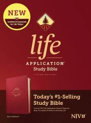 NIV Life Application Study Bible (Third Edition)-Berry LeatherLike | SHOPtheWORD