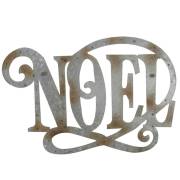 Wall Decor-Noel-Galvanized (21" x 0.25" x 14") | SHOPtheWORD