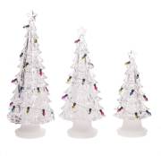 Home Decor-Light Up Christmas Tree w/Ornament Light Garland (6 Piece Pack) | SHOPtheWORD