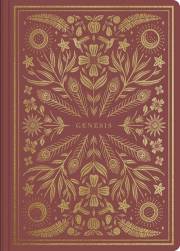 ESV Illuminated Scripture Journal: Genesis-Burgundy Softcover | SHOPtheWORD