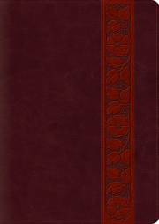 ESV Study Bible/Large Print-Mahogany Trellis Design TruTone Indexed | SHOPtheWORD