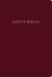 Span-RVR Giant Print Reference Bible (Biblia Letra Gigante con Referencias)-Burgundy Imitation Leather Indexed | SHOPtheWORD