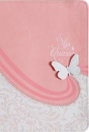 Span-RVR 1960 Sweet 15 Edition (Biblia Mis Quince)-Pink & White LeatherTouch | SHOPtheWORD