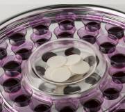 Communion-Mini Bread Plate-Clear Crystalline (4") (#ART706) | SHOPtheWORD