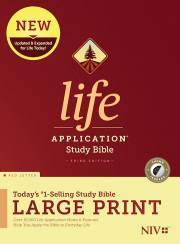 NIV Life Application Study Bible/Large Print (Third Edition) (RL)-Hardcover Indexed | SHOPtheWORD