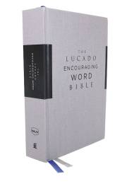NKJV Lucado Encouraging Word Bible (Comfort Print)-Gray Cloth Over Board | SHOPtheWORD