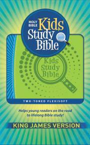KJV Kids Study Bible-Blue/Green Flexisoft | SHOPtheWORD