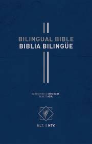 Span-NLT/NTV Bilingual Bible (Biblia Bilingue)-Blue Hardcover | SHOPtheWORD
