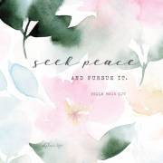Coaster-Seek Peace-Square (3.75" x 3.75") | SHOPtheWORD