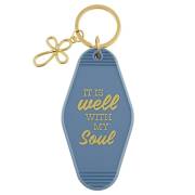 Key Tag-Motel Style-It Is Well With My Soul (1.75" x 3.5") | SHOPtheWORD