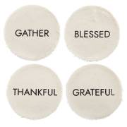 Canvas Coaster Set-4.25" Round (Set Of 4) | SHOPtheWORD