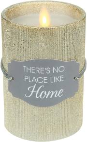 Candle-Realistic Flame-There's No Place Like Home (4.75") | SHOPtheWORD