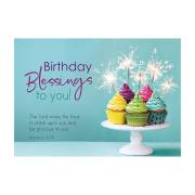Postcard-Birthday Blessings To You (6" x 4.25") (Pack Of 6) | SHOPtheWORD