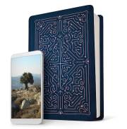 NLT Filament Bible-Blue LeatherLike | SHOPtheWORD