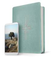 NLT Filament Bible-Teal LeatherLike Indexed | SHOPtheWORD