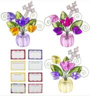 Posy Pots-Tulip Cross w/Cards (Pack Of 12) | SHOPtheWORD
