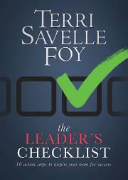 The Leader'S Checklist by Foy Terri Savelle | SHOPtheWORD