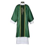 Dalmatic-Jacquard Alpha Omega Collection-White (59"W x 48"L) | SHOPtheWORD