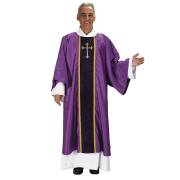 Dalmatic-Fleur De Lis Cross Jacquard Collection-Purple (59"W x 48"L) | SHOPtheWORD