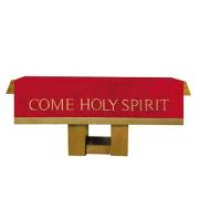 Altar Frontal-Jacquard 2-Sided w/Fringe-Red/White-52"W x 108"L | SHOPtheWORD
