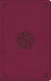 ESV Premium Gift Bible-Raspberry Emblem Design TruTone | SHOPtheWORD