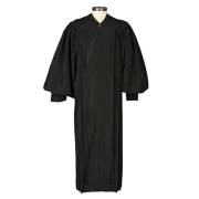 Robe-Peachskin Classic Pulpit-Plain-Black-57" | SHOPtheWORD