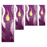 Banner-Advent Candle w/Grommets (18" x 5') | SHOPtheWORD
