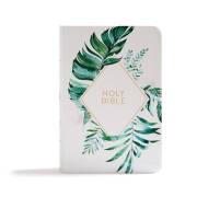 KJV On-The-Go Bible-White Floral Textured LeatherTouch | SHOPtheWORD