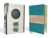 NIV Giant Print Compact Bible (Comfort Print)-Teal Leathersoft | SHOPtheWORD