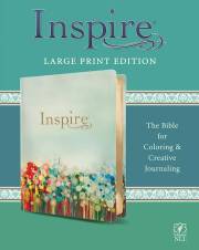 NLT Inspire Bible/Large Print-Multicolor LeatherLike | SHOPtheWORD