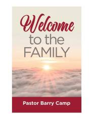 Welcome to the Family by Barry Camp | SHOPtheWORD