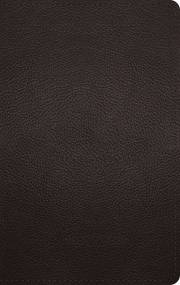 ESV Large Print Personal Size Bible-Deep Brown Buffalo Leather | SHOPtheWORD