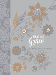 Amazing Grace (Gray) 2021 12-Month Planner (Ziparound) | SHOPtheWORD