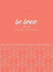 Be Brave 18-Month 2021 18-Month Planner (Ziparound) | SHOPtheWORD